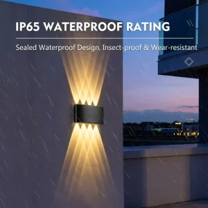 Waterproof Aluminum Alloy Square Lawn Lights with Motion Sensor for Garden Landscape Lighting