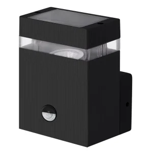 Waterproof Aluminum Die-cast Sensor Exterior Wall Light GU10 Outdoor Wall Down Lamp Yard Lighting Fixture