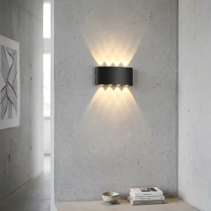Waterproof Aluminum LED Wall Light Modern Outdoor Garden Patio Balcony Exterior Lamp Decorative Hotel Use 220V