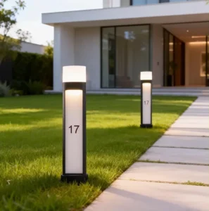 Waterproof Aluminum Outdoor Bollard Lawn Light IP54 LED