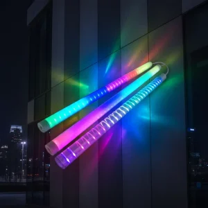 Waterproof Aluminum RGB LED Tubes for Building Landscape Lighting with 2 Year Warranty