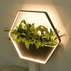 Waterproof Black Aluminum Alloy Outdoor Led Wall Lamp with 2 Year Warranty for Garden Villa Balcony Courtyard Flowerpot Decor