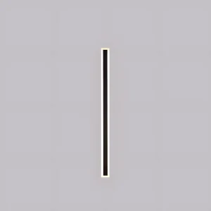 Waterproof Black Exterior Long Linear Strip Porch Garden Wall Light Modern LED Outdoor Wall Lamps