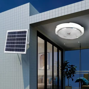 Waterproof Ceiling LED Mounted 40W 60W 100W 200W 300W Solar Powered Garden LED Lamp Ceiling Light