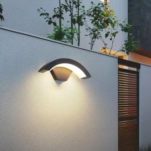 Waterproof Compound Antique Arched Square Modern Up Down Lighting Fixture Exterior Rustic Led Outdoor Wall Light