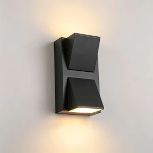 Waterproof Cylinder Exterior LED Wall Lamp Durable Aluminum Shell Garden Villa Balcony Courtyard Lighting