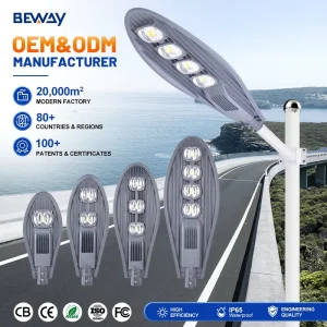 Waterproof Dustproof LED Park Street Light 30W 50W 100W 150W 200W