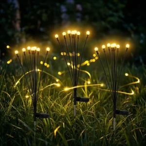 Waterproof Firefly LED Outdoor Lawn Lights 360 Beam Angle CE Certified Creative Garden Layout