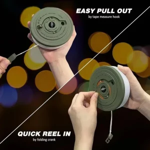 Waterproof Garden Camping String Lights Rechargeable Portable Reel LED 8 Modes 10m Hanging Atmosphere Lamp Glamping CE Certified