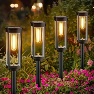 Waterproof Garden Yard Patio Lawn Solar Path Lights Outdoor Solar Landscape Lighting