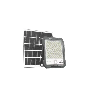 Waterproof IP65 1200W Solar LED Flood Light 54Ah LiFePO4 Battery 60W Panel 6500K 7500K Color Temp Landscape Garden Road Use