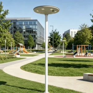 Waterproof IP65 Aluminum LED Street Light 30W/45W/60W SMD5050 LEDs 160-180lm/W Efficiency for Garden 3500K-6000K Color