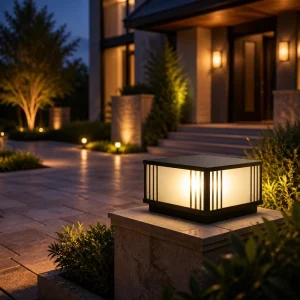 Waterproof IP65 Aluminum Pillar Light for Outdoor Patio and Garden