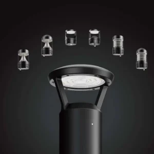 Waterproof IP65 Double-Sided Aluminum LED Wall Lamp with Motion Sensor Modern Outdoor Solar AC Garden Lighting