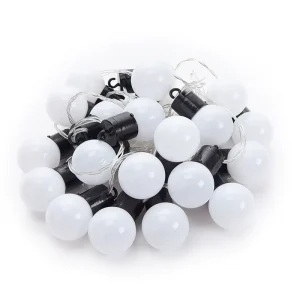 Waterproof IP65 Garden Pation Decorative Lights GU40 Bulbs Shatterproof Outdoor LED String Lights with Bulbs
