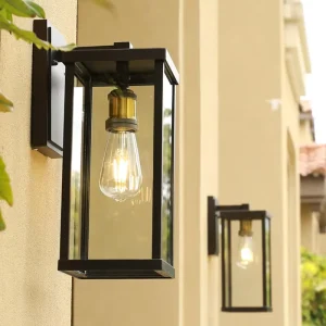 Waterproof IP65 LED Rectangular Outdoor Wall Light Aluminum Front Door Porch Sconces Wall Mounted