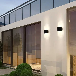 Waterproof IP65 LED Wall Lamp Warm White Light 2 Year Warranty for Garden Landscape Aluminum Base Outdoor Exterior Wall