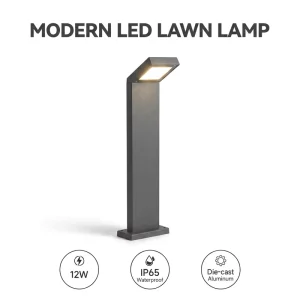 Waterproof IP65 Multi-Color Temperature Lawn Lights Garden Landscape Outdoor Aluminum LED Path Light Easy