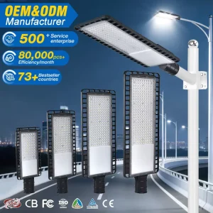 Waterproof IP66 Outdoor Aluminum LED Street Lamp with SMD3030 50W 100W 150W 200W