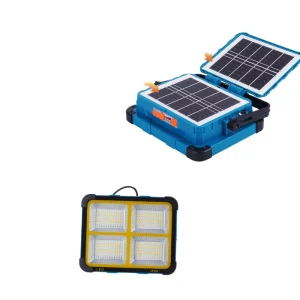 Waterproof IP66 Solar LED Floodlight USB Rechargeable Portable Spotlight Outdoor Garden Camping Hiking Emergency Lamp