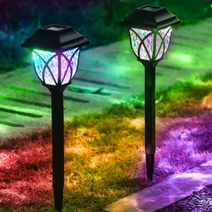 Waterproof Induction Solar Lawn Light New Chinese Style Outdoor Garden Yard Path Landscape Decor Lighting