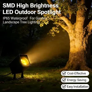 Waterproof Ip65 Wall Mounted and Insert Ground Led Landscape Path Lights Spike Walkway Lights Led Garden Spotlight
