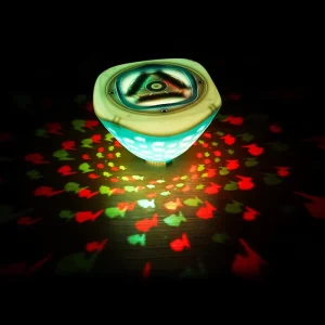 Waterproof LED Fish Projector Lights Battery Lamp Pool Accessories Outdoor Pool Light for Christmas Decorations