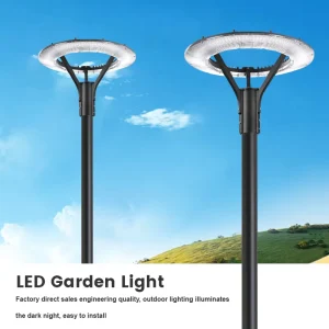 Waterproof LED Garden Light Outdoor 60W Aluminum 220V High Brightness IP65 Dimmable 2-Year Warranty