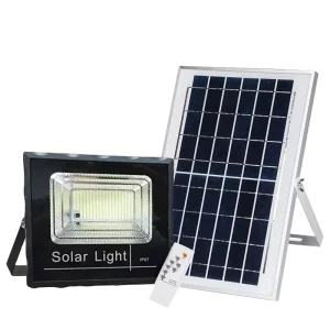 Waterproof LED Solar Flood Lights with Sensor Remote Controller for Garden Street Outdoor