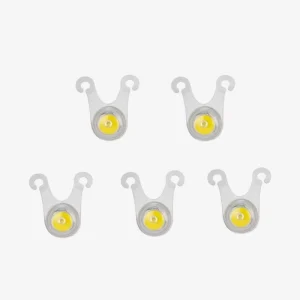 Waterproof LED Tent String Rope Guard Hanging Lights Mini Flashlight Outdoor Camping Warning Safety Lamp Random Color Changing