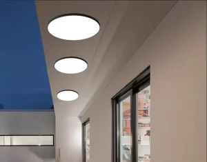 Waterproof LED Three-Proof Ceiling Light for Bedrooms, Aisles, and Balconies, Ultra-Thin Pure White