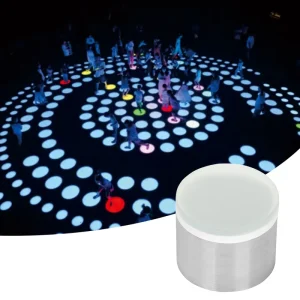 Waterproof LED Underground Light Outdoor RGBW Stage Light Recessed Aluminum Brick Light