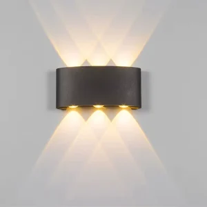 Waterproof LED Wall Lamps Outdoor Home Garden Courtyard Mounted Up and Down Lights for Decorative Lighting