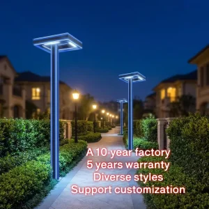 Waterproof Led Garden Lights Outdoor Courtyard Decoration Landscape Bollard Light Ip65 for Lawn Patio Yard Walkway