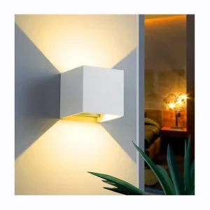 Waterproof Modern Lighting Outdoor 6W 10W High Power COB LED Light Wall Lamp Nordic Porch Sconce Aluminum Alloy AC 90 Hotel