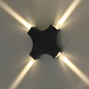 Waterproof Modern Outdoor LED Wall Lamp 4×3W Bracket Light
