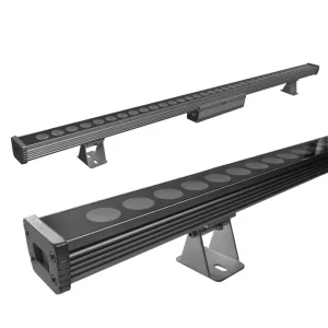 Waterproof Outdoor IP65 DMX 512 Aluminum Base RGBW 4-in-1 Color Changing Facade Media LED Wall Washer