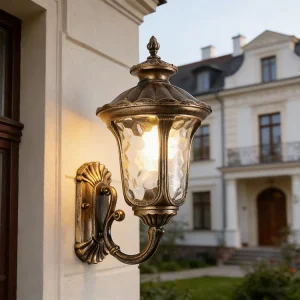 Waterproof Outdoor LED Wall Lamp, Modern American Gate and Fence Light