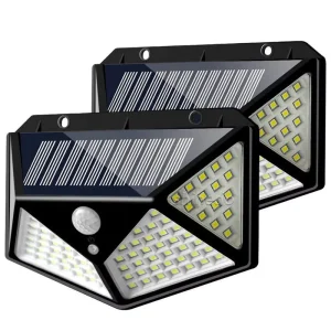 Waterproof Outdoor Lamp Motion Sensor Solar Security Lights Powered PIR Wall Light 100 Led Solar Garden Lights