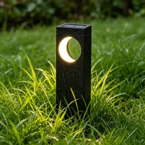 Waterproof Outdoor Lawn Lamp High Efficiency Solar Powered Landscape Garden Ground Light for Villa Courtyard Lighting Decoration
