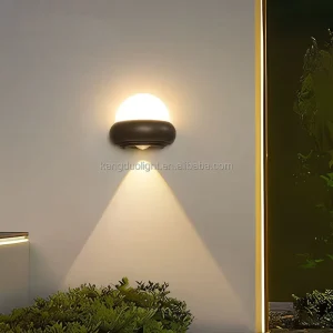 Waterproof Outdoor Plastic Housing LED Wall Sconce for Garden Courtyard Balcony Exterior Lighting