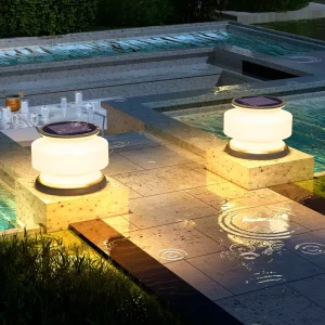 Waterproof Outdoor Solar LED Pillar and Lawn Light