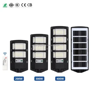 Waterproof Outdoor Solar Streetlights 200W 300W 400W 500W LED All-in-One Street Light