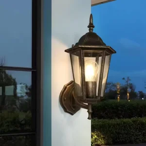 Waterproof Outdoor Wall Lights Retro Garden Decorative Lights Vintage Outdoor Garden Wall Lights