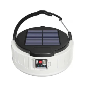 Waterproof Portable LED Camping Lamp with Remote Control, USB Rechargeable, Solar, for Fishing and Camping