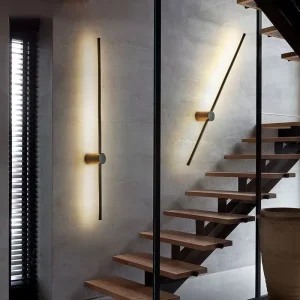 Waterproof RGBW LED Modern Wall Lamp Outdoor Linear Lighting Warm White Garden Outdoor Villa Project Balcony Light Wall Light