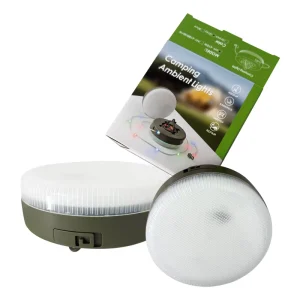 Waterproof Rechargeable RGB LED Camping Light Strip with Hook Portable Handheld Light for Outdoor Tent Hiking