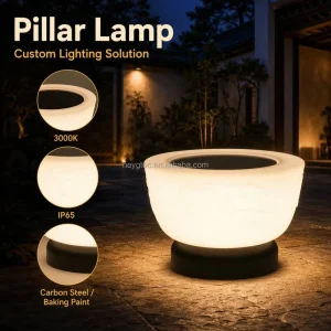 Waterproof Solar Fence Post Light Solar Post Light Pillar Light Solar Yard Lights for Fence Post Gate Backyard Lawn Decoration