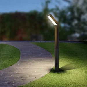 Waterproof Solar LED Garden Pillar Light for Outdoor Landscape Pathway Yard Lawn Gate