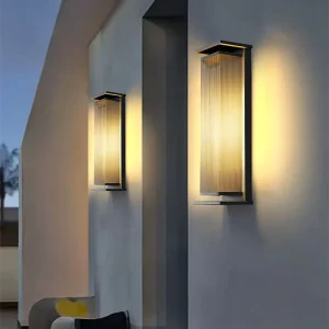 Waterproof Solar LED Outdoor Wall Light for Villa Courtyard Garden Entrance IP65 Stainless Steel Base Porch Gate Lamps